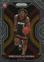 2020-21 Panini Prizm Base Set Precious Achiuwa #294 card