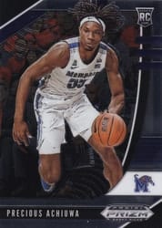 2020 Panini Prizm Draft Picks Base Set Precious Achiuwa #8 card