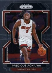2021-22 Panini Prizm Base Set Precious Achiuwa #39 card