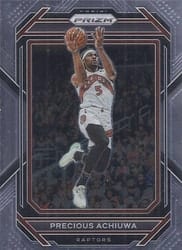 2022-23 Panini Prizm Base Set Precious Achiuwa #37 card