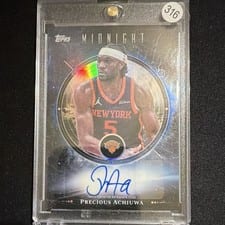 2025-26 Topps Chrome Stratospheric Signatures Precious Achiuwa #SM-PA card