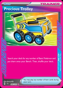 Surging Sparks Precious Trolley #185 card
