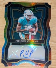 2019 Panini Select Rookie Signature Prizm Preston Williams #RS-27 card