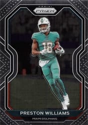 2020 Panini Prizm Base Set Preston Williams #11 card
