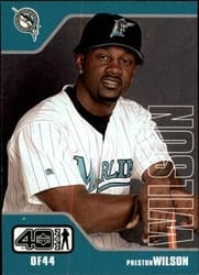 2002 Upper Deck 40-Man Base Set Preston Wilson #796 card