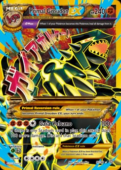 2015 Ancient Origins Primal Groudon-EX #97 card