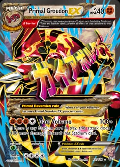 Primal Clash Primal Groudon-EX #151 card