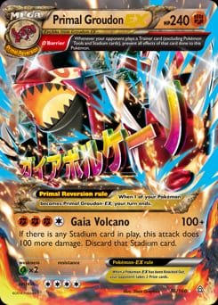 Primal Clash Primal Groudon-EX #86 card