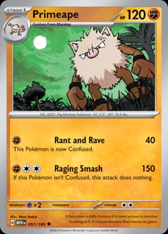 2023 151 Primeape #57 card