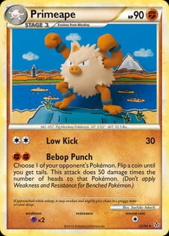 HS—Unleashed Primeape #22 card