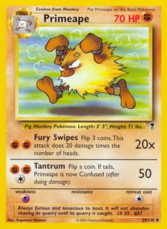 Legendary Collection Primeape #59 card