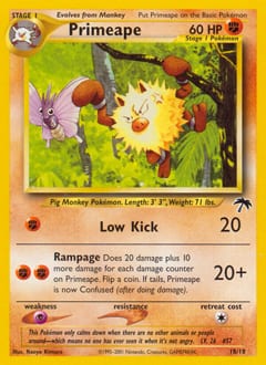 Southern Islands Primeape #18 card