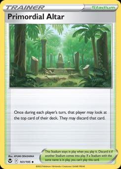 Silver Tempest Primordial Altar #161 card