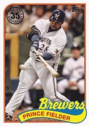2024 Topps 1989 Topps Baseball 35th Anniversary (Series 2) Prince Fielder #89B2-23 card