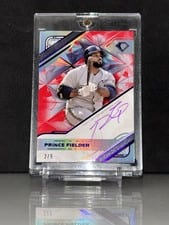 2025 Topps Diamond Icons White PolychromatINK Autographs Prince Fielder #WPA-PF card