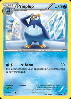 BREAKthrough Prinplup #37 card
