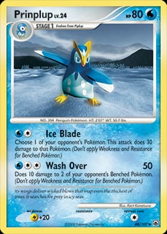 Majestic Dawn Prinplup #44 card