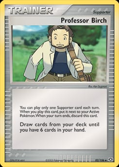 Emerald Professor Birch #82 card