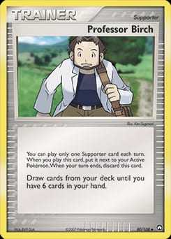 Power Keepers Professor Birch #80 card