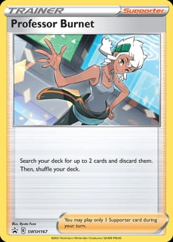SWSH Black Star Promos Professor Burnet #SWSH167 card