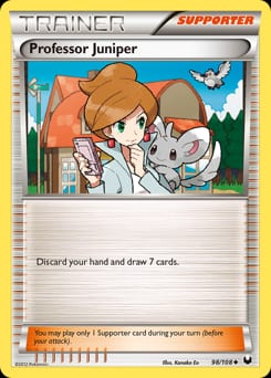 2012 Dark Explorers Professor Juniper #98 card