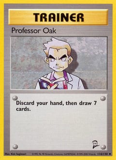 Base Set 2 Professor Oak #116 card