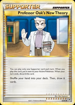 Call of Legends Professor Oak's New Theory #83 card