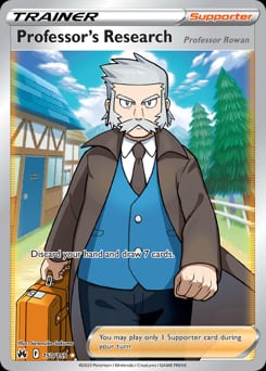 Crown Zenith Professor's Research #150 card