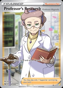2020 Sword & Shield Professor's Research (Professor Magnolia) #201 card