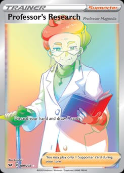 2020 Sword & Shield Professor's Research (Professor Magnolia) #209 card