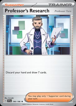Scarlet & Violet Professor's Research (Professor Turo) #190 card