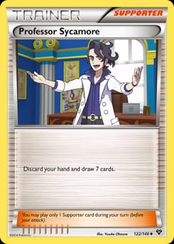XY Professor Sycamore #122 card