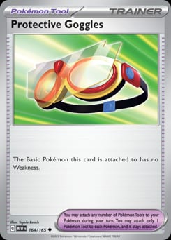 151 Protective Goggles #164 card