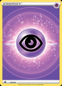 Crown Zenith Psychic Energy #156 card
