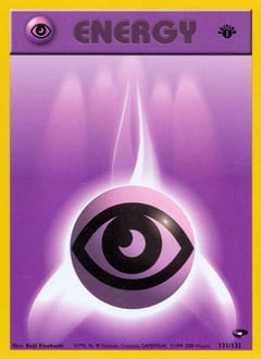 2000 Gym Challenge Psychic Energy #131 card
