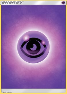 2017 Sun & Moon Psychic Energy #168 card