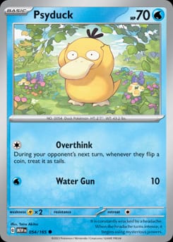151 Psyduck #54 card