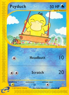 Psyduck Aquapolis card