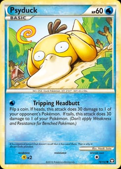 2010 HS—Triumphant Psyduck #74 card