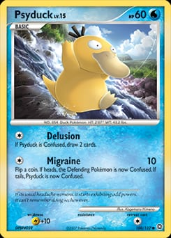 Secret Wonders Psyduck #100 card