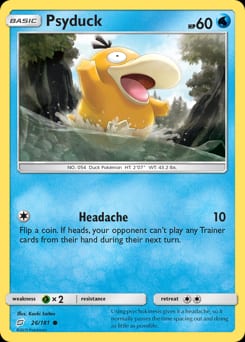 Team Up Psyduck #26 card