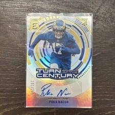2023 Donruss Elite Turn of the Century Autographs Puka Nacua #TC-PUK card