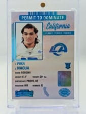 2023 Panini Contenders Permit to Dominate Puka Nacua #5 card