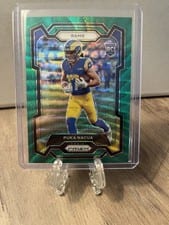 2023 Panini Prizm Puka Nacua Green Wave #357 card