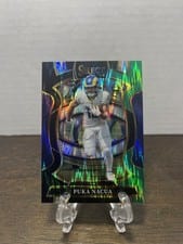2025 Panini Select Puka Nacua Black Gold Prizm Shock #21 card