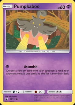 Crimson Invasion Pumpkaboo #44 card