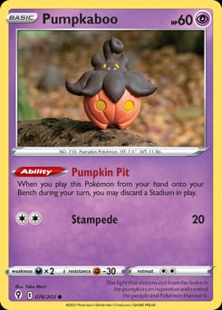 Evolving Skies Pumpkaboo #76 card