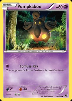 XY Pumpkaboo #56 card