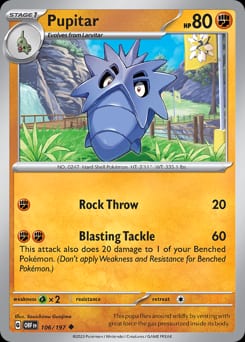 Obsidian Flames Pupitar #106 card