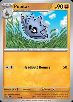 Paldea Evolved Pupitar #111 card